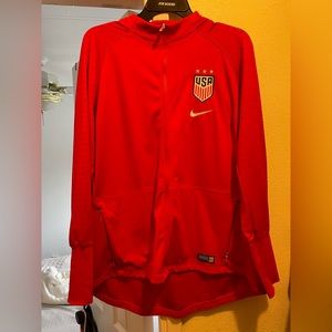 Red Nike USA soccer jacket
